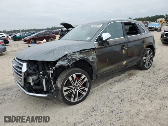2018 Audi SQ5 Premium Plus z VIN WA1A4AFY0J2147611, wystawiony jako Copart lot #88248915 z przebiegiem 69 838 mil mil oraz Szkoda całkowita • Salvage title. Historia ofert i sprzedaży dostępna na DreamBid. Obrazek 1.