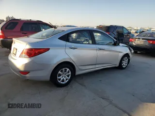 2013 Hyundai Accent GLS with VIN KMHCT4AE6DU523202, listed as a Copart auction lot 52568315 with 126,806 mi miles and Salvage Title. Bid and sale history available at carsss.com. Image 3.