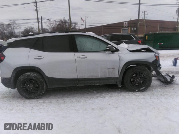 2022 GMC Terrain AT4 with VIN 3GKALYEV8NL238692, listed as a IAAI auction lot 41600473 with 35,768 mi miles and . Bid and sale history available at DreamBid. Image 13.