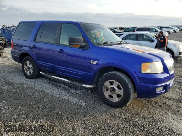 2006 Ford Expedition Eddie Bauer with VIN 1FMPU175X6LA07082, listed as a Copart auction lot 84113334 with 132,460 mi miles and Salvage Title. Bid and sale history available at carsss.com. Image 4.