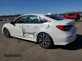 2024 Honda Civic Sedan EX with VIN 2HGFE1F72RH334174, listed as a Copart auction lot 48358455 with 7,288 mi miles and Salvage Title. Bid and sale history available at carsss.com. Image 2.