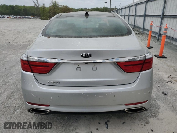 2017 Kia K900 Luxury with VIN KNALU4D36H6035113, listed as a Copart auction lot 52141195 with 92,299 mi miles and Salvage Title. Bid and sale history available at carsss.com. Image 6.