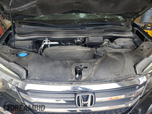 2017 Honda Pilot EX-L with VIN 5FNYF6H57HB091429, listed as a Copart auction lot 54147735 with 151,201 mi miles and Non Repairable. Bid and sale history available at DreamBid. Image 12.
