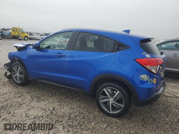 2021 Honda HR-V EX with VIN 3CZRU6H52MM744470, listed as a Copart auction lot 50653725 with 91,615 mi miles and Salvage Title. Bid and sale history available at carsss.com. Image 2.