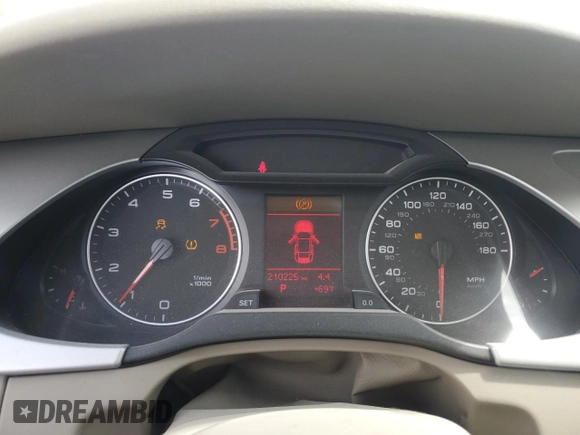 2011 Audi A4 Premium Plus с VIN WAUFFAFL8BN046839, выставлен на аукционе Copart как лот 48413555 с пробегом 210 225 миль миль и На запчасти • Non repairable. История ставок и продаж доступна на DreamBid. Изображение 9.