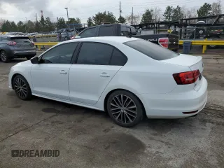 2015 Volkswagen Jetta Sport with VIN 3VWD17AJ0FM417412, listed as a Copart auction lot 48151525 with 110,600 mi miles and Salvage title. Bid and sale history available at DreamBid. Image 2.