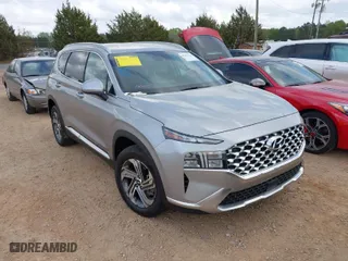 2022 Hyundai Santa Fe SEL with VIN 5NMS24AJXNH412919, listed as a IAAI auction lot 41943656 with 38,018 mi miles. Bid and sale history available at carsss.com. Image 1.