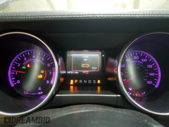 2023 Ford Mustang EcoBoost with VIN 1FATP8UH8P5107470, listed as a Copart auction lot 47271495 with 47,311 mi miles and Clean Title. Bid and sale history available at DreamBid. Image 9.