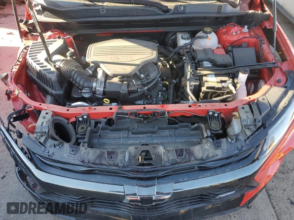 2024 Chevrolet Blazer RS with VIN 3GNKBKRS2RS125968, listed as a Copart auction lot 88042545 with 4,584 mi miles and Salvage title. Bid and sale history available at DreamBid. Image 14.