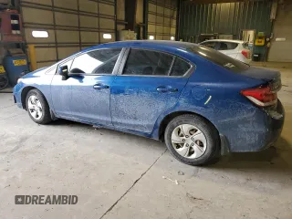 2015 Honda Civic Sedan LX with VIN 19XFB2F5XFE023658, listed as a Copart auction lot 46067005 with 103,221 mi miles and Salvage Title. Bid and sale history available at carsss.com. Image 2.