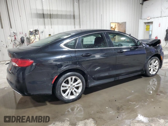 2015 Chrysler 200 Limited with VIN 1C3CCCAG0FN516523, listed as a Copart auction lot 80368234 with 83,943 mi miles and Salvage Title. Bid and sale history available at carsss.com. Image 3.