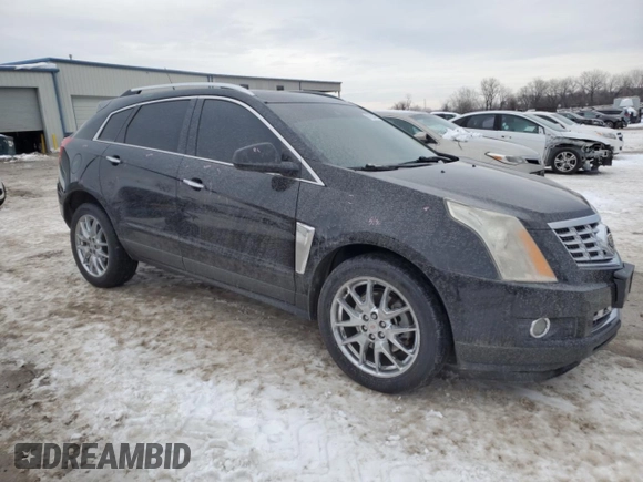 2014 Cadillac SRX Performance Collection with VIN 3GYFNCE39ES587759, listed as a Copart auction lot 87953485 with 109,327 mi miles and Salvage Title. Bid and sale history available at carsss.com. Image 4.
