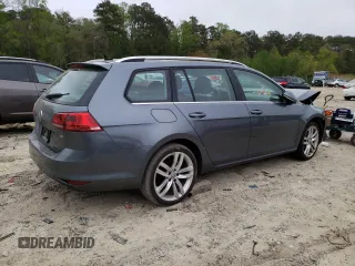 2015 Volkswagen Golf SportWagen TDI SE with VIN 3VWCA7AU2FM511619, listed as a Copart auction lot 51640764 with 118,757 mi miles. Bid and sale history available at carsss.com. Image 3.
