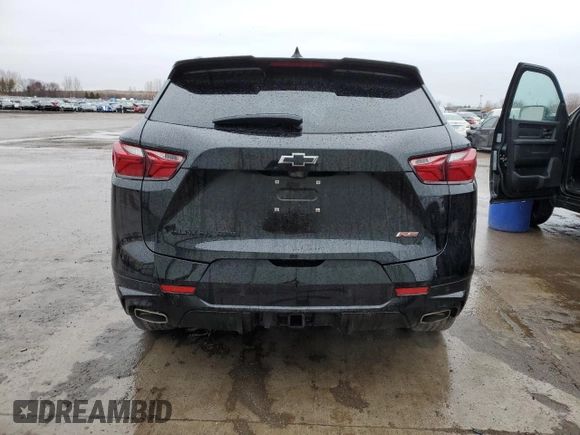 2022 Chevrolet Blazer RS с VIN 3GNKBKRS8NS181200, выставлен на аукционе Copart как лот 52493315 с пробегом 35 126 миль миль и Чистый • Clean title. История ставок и продаж доступна на DreamBid. Изображение 6.