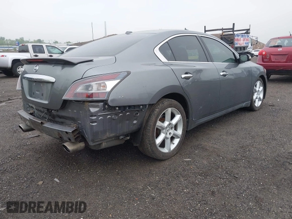 2014 Nissan Maxima S with VIN 1N4AA5AP5EC498296, listed as a IAAI auction lot 42190460 with 199,185 mi miles and . Bid and sale history available at DreamBid. Image 4.