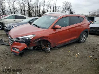 2016 Hyundai Tucson Limited with VIN KM8J3CA28GU074200, listed as a Copart auction lot 43988325 with 137,601 mi miles and Salvage Title. Bid and sale history available at carsss.com. Image 1.