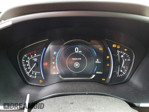 2020 Hyundai Santa Fe Limited with VIN 5NMS5CADXLH288529, listed as a Copart auction lot 40286833 with 9,933 mi miles and . Bid and sale history available at DreamBid. Image 9.