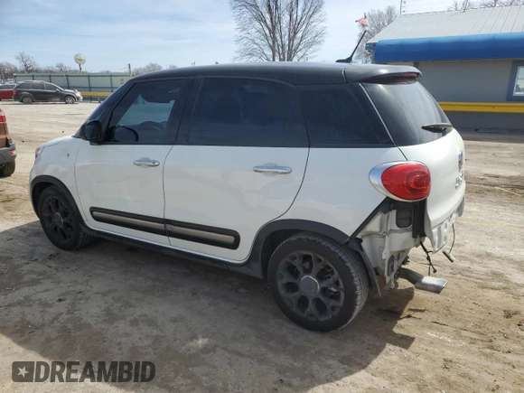 2015 FIAT 500L Urbana Trekking with VIN ZFBCFADH7FZ032453, listed as a Copart auction lot 49436275 with 129,521 mi miles and Salvage Title. Bid and sale history available at carsss.com. Image 2.