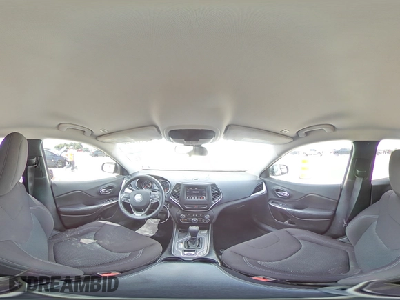 2019 Jeep Cherokee Latitude with VIN 1C4PJLCB3KD164896, listed as a Copart auction lot 64172205 with 107,433 mi miles and Salvage title. Bid and sale history available at DreamBid. Image 16.