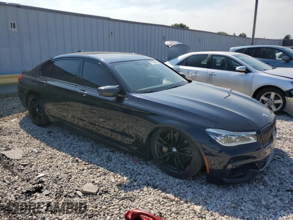 2017 BMW 7 Series with VIN WBA7F2C39HG423187, listed as a Copart auction lot 71163584 with 148,229 mi miles and Non Repairable. Bid and sale history available at DreamBid. Image 4.