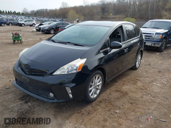 2013 Toyota Prius Two with VIN JTDZN3EU9D3222448, listed as a IAAI auction lot 42068763 with 160,673 mi miles and . Bid and sale history available at carsss.com. Image 2.