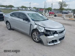 2018 Chevrolet Impala LT with VIN 2G1105S38J9107287, listed as a IAAI auction lot 41689057 with 121,062 mi miles and . Bid and sale history available at DreamBid. Image 1.