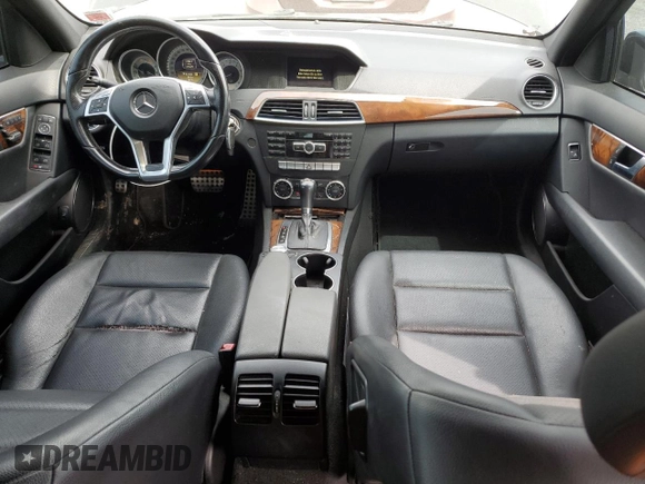 2012 Mercedes-Benz C 300 Sport with VIN WDDGF8BB2CR211054, listed as a Copart auction lot 58264875 with 131,478 mi miles and Clean title. Bid and sale history available at DreamBid. Image 8.