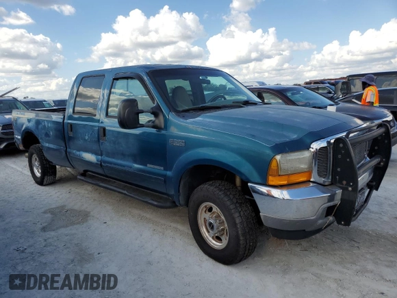 2001 Ford F-350 XL with VIN 3FTSW31F21MA55009, listed as a Copart auction lot 78132974 with 499,771 mi miles and Non Repairable. Bid and sale history available at DreamBid. Image 4.