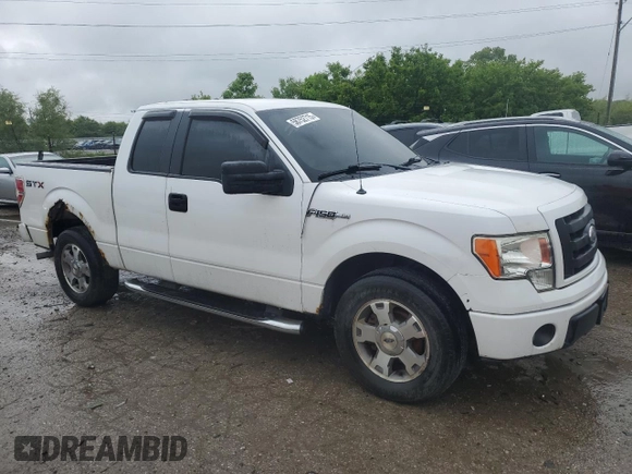 2009 Ford F-150 STX with VIN 1FTRX12W09FA04019, listed as a Copart auction lot 58752715 with 222,820 mi miles and Clean title. Bid and sale history available at DreamBid. Image 4.
