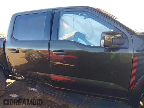 2024 Ford F-150 Raptor with VIN 1FTFW1RJ6RFB90004, listed as a IAAI auction lot 41380511 with 2,283 mi miles and . Bid and sale history available at DreamBid. Image 13.