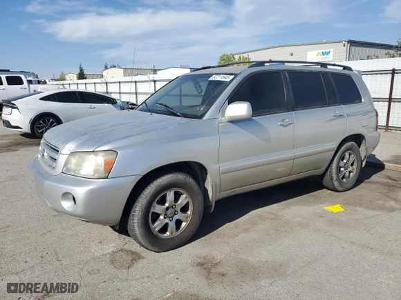 2006 Toyota Highlander with VIN JTEGP21A760107211, listed as a Copart auction lot 52211645 with 165,562 mi miles and Clean Title. Bid and sale history available at carsss.com. Image 1.