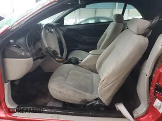 2000 Ford Mustang with VIN 1FAFP4445YF235471, listed as a Copart auction lot 44600335 with 0 mi miles and Salvage Title. Bid and sale history available at carsss.com. Image 7.