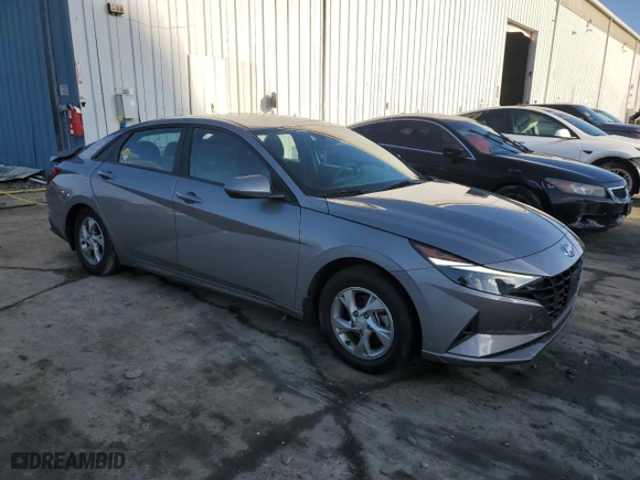 2023 Hyundai Elantra SE with VIN KMHLL4AG9PU479525, listed as a Copart auction lot 43404665 with 21,502 mi miles and Salvage Title. Bid and sale history available at carsss.com. Image 4.