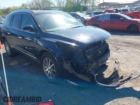 2015 Buick Enclave Leather with VIN 5GAKRBKD6FJ379388, listed as a IAAI auction lot 42009830 with 215,422 mi miles and . Bid and sale history available at carsss.com. Image 1.