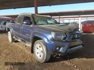 2013 Toyota Tacoma PreRunner with VIN 3TMKU4HN6DM038078, listed as a IAAI auction lot 41397637 with 109,017 mi miles and . Bid and sale history available at DreamBid. Image 1.