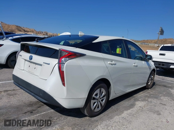 2016 Toyota Prius Four with VIN JTDKARFU4G3015856, listed as a IAAI auction lot 41407940 with 24,569 mi miles. Bid and sale history available at carsss.com. Image 4.