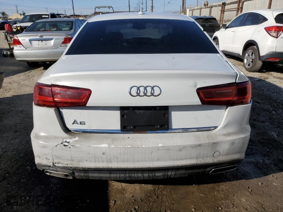 2018 Audi A6 Premium Plus with VIN WAUD8AFC1JN007252, listed as a Copart auction lot 46547795 with 78,980 mi miles and Salvage Title. Bid and sale history available at carsss.com. Image 6.
