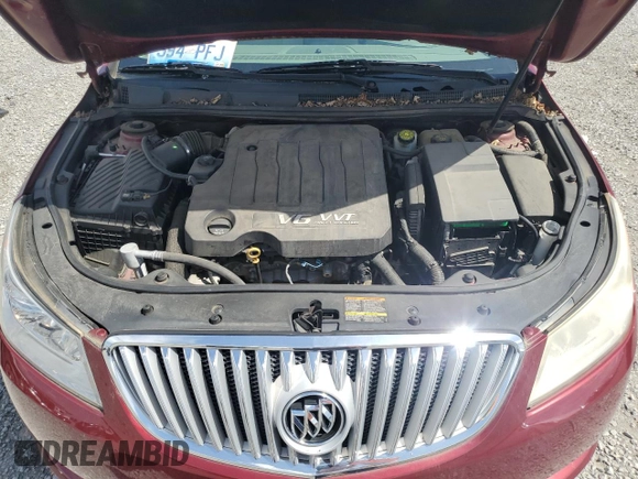 2010 Buick LaCrosse CX with VIN 1G4GB5EG1AF173001, listed as a Copart auction lot 51663865 with 92,245 mi miles and Salvage title. Bid and sale history available at DreamBid. Image 11.