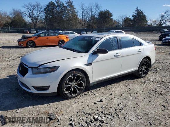 2013 Ford Taurus SHO z VIN 1FAHP2KT1DG211566, wystawiony jako Copart lot #82433574 z przebiegiem 157 649 mil mil oraz Szkoda całkowita • Salvage title. Historia ofert i sprzedaży dostępna na DreamBid. Obrazek 1.