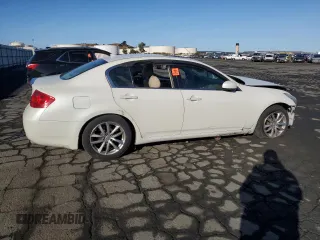 2008 Infiniti G35 Journey with VIN JNKBV61EX8M221423, listed as a Copart auction lot 78458954 with 127,154 mi miles and Salvage Title. Bid and sale history available at DreamBid. Image 3.