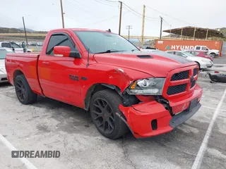 2014 Ram 1500 R/T with VIN 3C6JR6CT1EG226125, listed as a IAAI auction lot 41798376 with 156,874 mi miles. Bid and sale history available at carsss.com. Image 1.