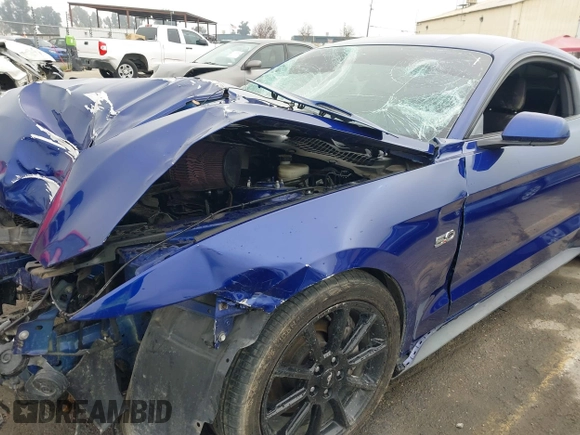 2016 Ford Mustang GT with VIN 1FA6P8CF1G5230668, listed as a IAAI auction lot 41359906 with 107,060 mi miles. Bid and sale history available at carsss.com. Image 18.