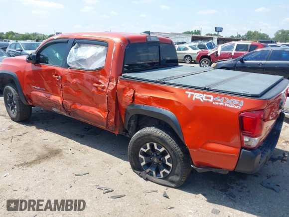 2017 Toyota Tacoma SR5 with VIN 5TFCZ5AN4HX091383, listed as a IAAI auction lot 42202505 with 82,000 mi miles and . Bid and sale history available at DreamBid. Image 3.
