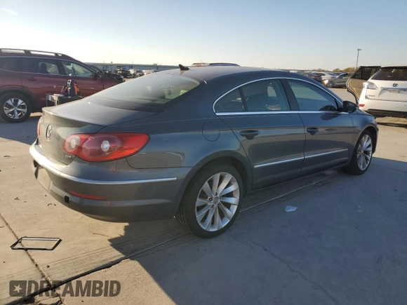 2012 Volkswagen CC Lux Limited with VIN WVWHN7AN5CE537803, listed as a Copart auction lot 82511734 with 124,416 mi miles and Salvage Title. Bid and sale history available at carsss.com. Image 3.