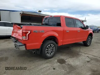 2017 Ford F-150 XL with VIN 1FTEW1EP9HKE18282, listed as a Copart auction lot 49731375 with 106,717 mi miles and Salvage Title. Bid and sale history available at carsss.com. Image 3.
