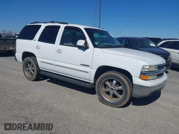 2002 Chevrolet Tahoe LS with VIN 1GNEC13Z32R148792, listed as a IAAI auction lot 38599251 with 333,537 mi miles and . Bid and sale history available at DreamBid. Image 1.
