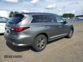 2019 Infiniti QX60 Pure with VIN 5N1DL0MM6KC562021, listed as a Copart auction lot 63622235 with 52,556 mi miles and Clean title. Bid and sale history available at DreamBid. Image 3.