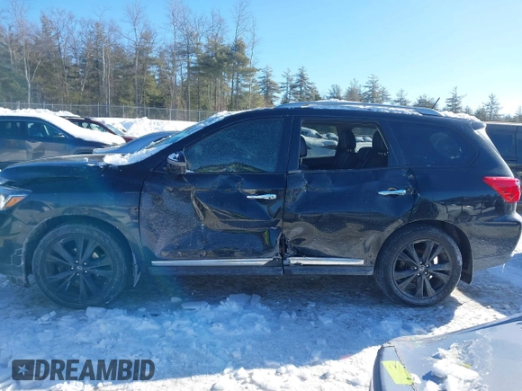 2017 Nissan Pathfinder S with VIN 5N1DR2MM5HC679687, listed as a IAAI auction lot 41574249 with 150,615 mi miles and . Bid and sale history available at DreamBid. Image 15.