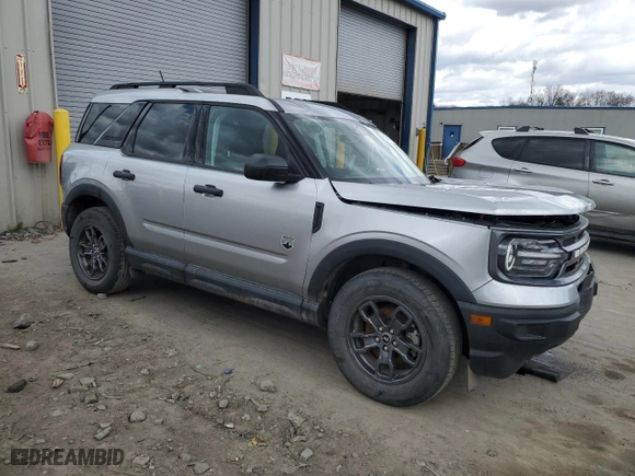2022 Ford Bronco Sport Big Bend with VIN 3FMCR9B67NRD19469, listed as a Copart auction lot 51091455 with 11,093 mi miles and Salvage Title. Bid and sale history available at carsss.com. Image 4.