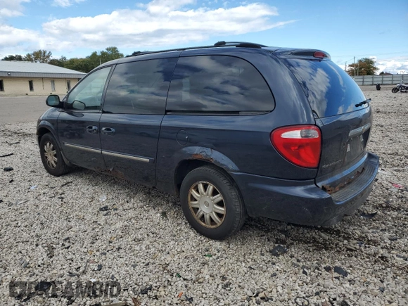 2007 Chrysler Town & Country LWB Touring with VIN 2A4GP54L27R262611, listed as a Copart auction lot 75550064 with 192,608 mi miles and Clean Title. Bid and sale history available at carsss.com. Image 2.